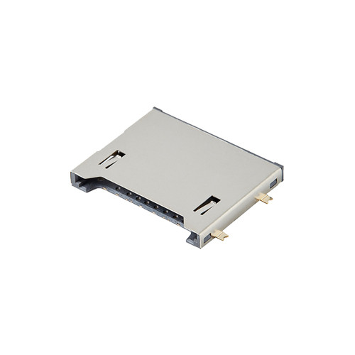 SD 4.0 Card Connector, Push-Pull Type, Top Mount, Height 3.13mm, Support Customization.