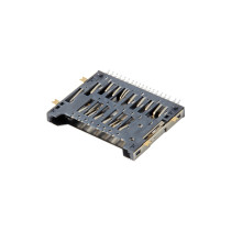 SD 4.0 Card Connector Push-Pull Top Mount Height 3.13mm