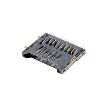 SD 4.0 Card Connector Push-Pull Top Mount Height 3.13mm