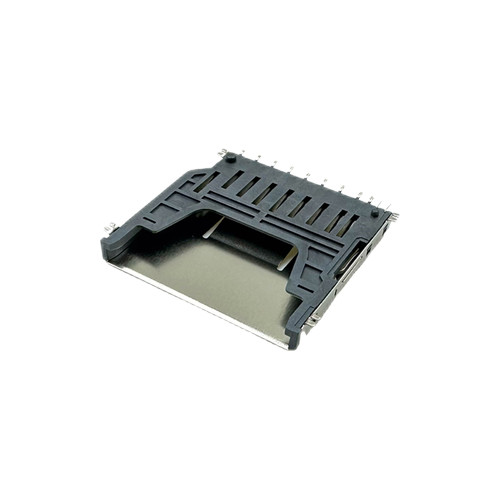 SD3.0 Card Connector, Push-Pull Type, Top Mount, Height 3.43mm, Support Customization.