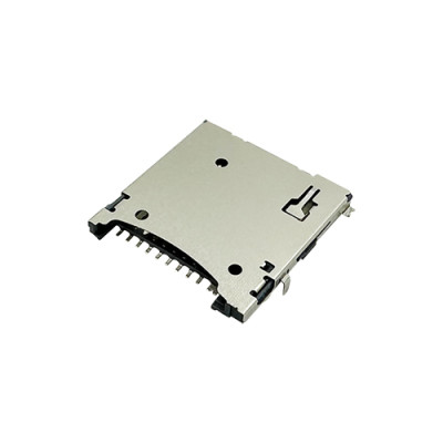 Micro SD4.0 Card Connector, Push-Push Style, Top Mount Type, Height 1.67mm, Support Customization.