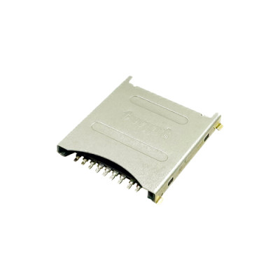 Micro SD Card Connector UFS/UHS 3 in 1, Push-Pull, Top Mount Type, Height 1.60mm, Support Customization