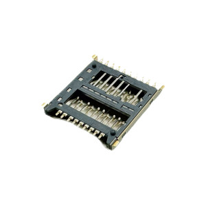Micro SD Card Connector UFS/UHS 3 in 1,Push-Pull,Top Mount Type,Height 1.60mm,Support Customization