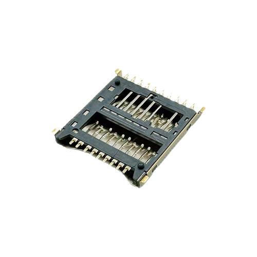 Micro SD Card Connector UFS/UHS 3 in 1, Push-Pull, Top Mount Type, Height 1.60mm, Support Customization