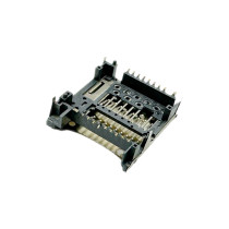 Micro SD Card Connector Push-Push Top Mount Stand Off Type Height 3.70mm