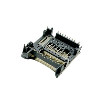 Micro SD Card Connector Push-Push Top Mount Stand Off Type Height 3.70mm