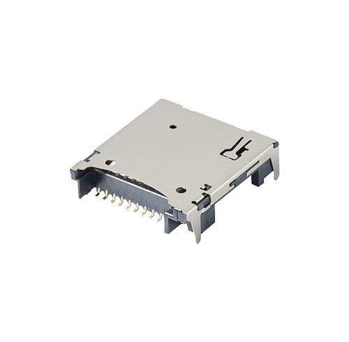 Micro SD4.0 Card Connector, Push-Push Style, Stand off 1.63mm, Height 2.90mm, Support Customization.