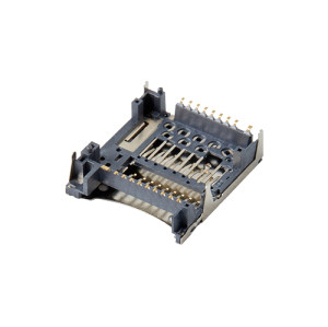 Micro SD4.0 Card Connector, Push-Push Style, Stand off 1.63mm, Height 2.90mm, Support Customization.