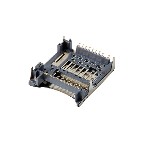 Micro SD4.0 Card Connector, Push-Push Style, Stand off 1.63mm, Height 2.90mm, Support Customization.