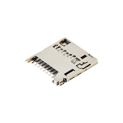 Micro SD Card Connector -Memory Card Connector Push-Push Type Height 1.28mm Support Customization.