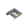 Micro SD 卡连接器 - 存储卡连接器推推式高度 1.28mm 支持定制。