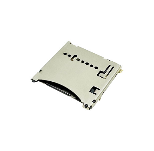 Micro SD 卡连接器 -Micro SD 存储卡连接器推推式顶部安装类型高度 1.50mm 支持定制。