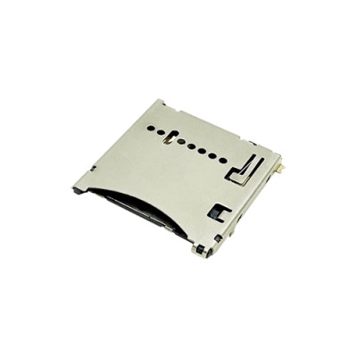 Micro SD Card Connector -Micro SD Memory Card Connector Push-Push Top Mount Type Height 1.50mm Support Customization.