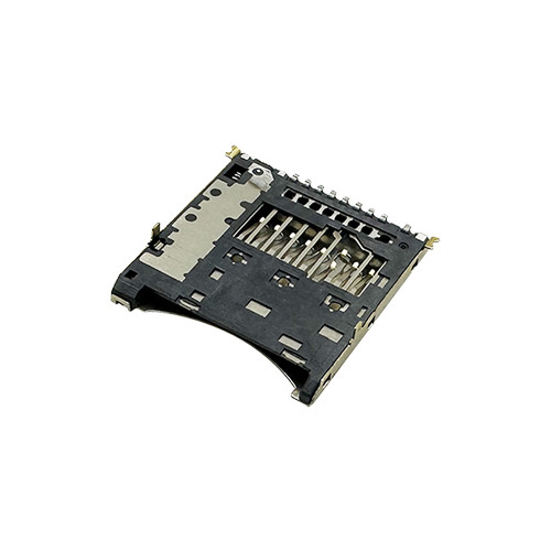 Micro SD Card Connector -Micro SD Memory Card Connector Push-Push Top Mount Type Height 1.50mm Support Customization.