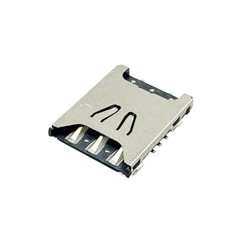 Nano SIM Card Connector, Push-Pull Type, Height 1.10mm, Support Customization.