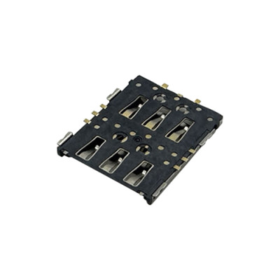 Nano SIM Card Connector Push-Pull Height 1.10mm