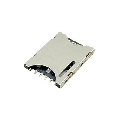 Nano SIM Card Socket Push-Pull Height 1.20mm