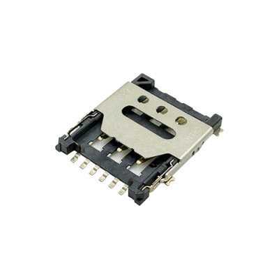 Nano SIM Card Connector, with Hinge Type, Height 1.43mm, Support Customization.