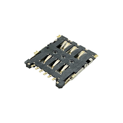 Nano SIM Card Connector, with Hinge Type, Height 1.43mm, Support Customization.