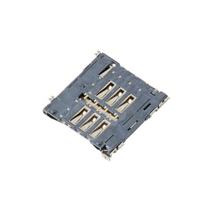 Micro SIM Card Connector, Push-Push Type, Height 1.50mm, Support Customization.