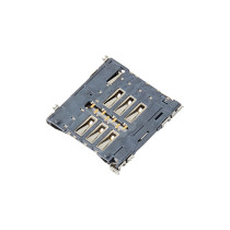 Micro SIM Card Connector With Tray Type Height 1.50mm