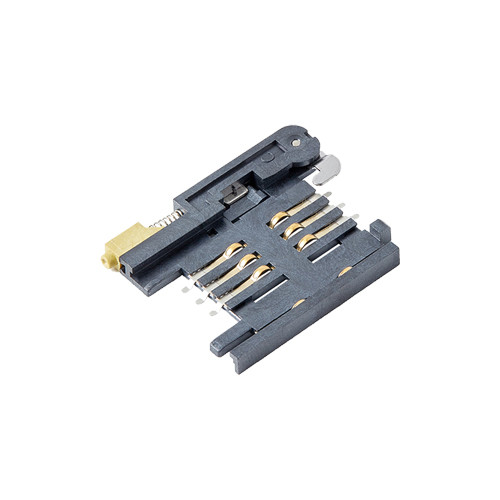 Mini SIM Card Connector, wtih tray type, Top Mount Height 3.00mm, Support Customization.