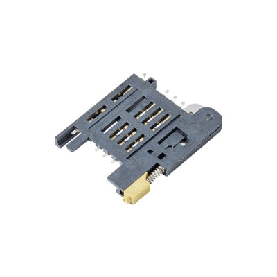 SIM Card Connector Wtih Tray Type Top Mount Height 3.00mm