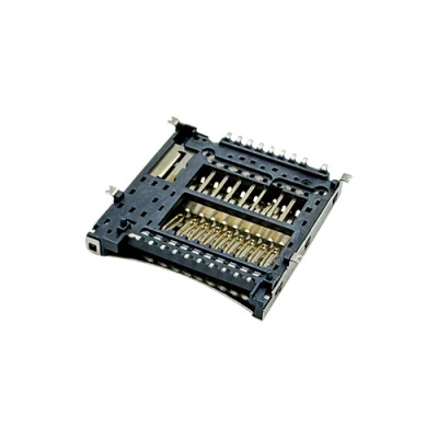Micro SD Card Connector 985MB/s Push-Push Stand Off Type Height 2.25mm