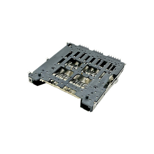 SD 8.0 Card Connector, Top Mount, Push-Push, SMT, Height 3.58mm, Support Customization.