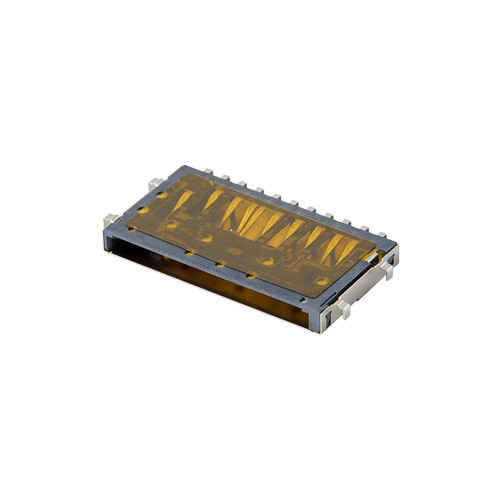 SD 3.0 Card Connector, Push-Pull Type, Sink, Height 2.35mm, Support Customization.