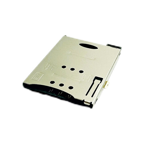 Mini SIM Card Connector, Push-Push type, top Mount Height 1.85mm, Support Customization.