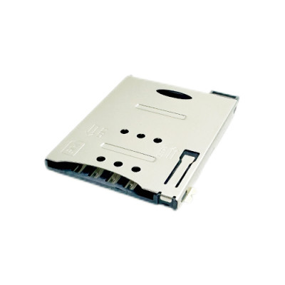Mini SIM 卡连接器，推推式，顶部安装高度 1.85 毫米，支持定制。