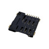 Micro SIM 卡连接器，推推式，高度 1.35mm，支持定制。