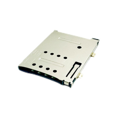SIM Card Connector Push-Push Top Mount Height 1.80mm