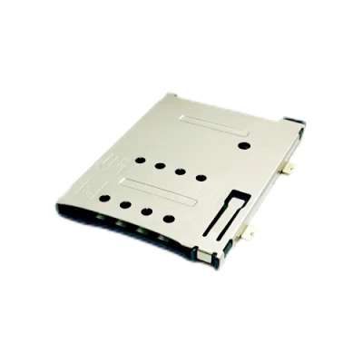 Mini SIM 卡连接器，推推式，顶部安装高度 1.85 毫米，支持定制。