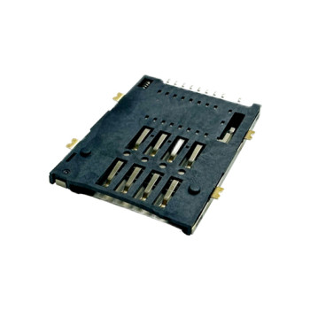 SIM Card Connector Push-Push Top Mount Height 1.80mm