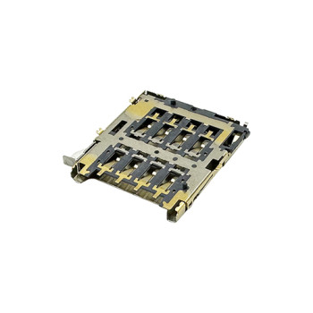 Micro SIM Card Connector Top Mount With Tray Height 1.80mm