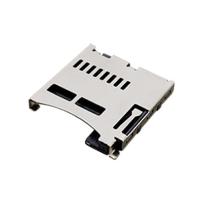 Micro SD4.0 Card Connector, Push-Push Style, Top Mount Type, Height 1.95mm, Support Customization.