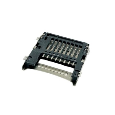 Micro SD Card Connector Hinge Type Height 1.90mm