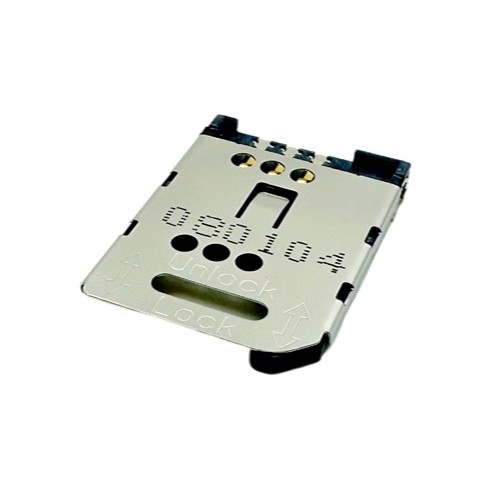 Mini SIM Card Connector | Hinge type | Top Mount Height 1.90mm | Support Customization.
