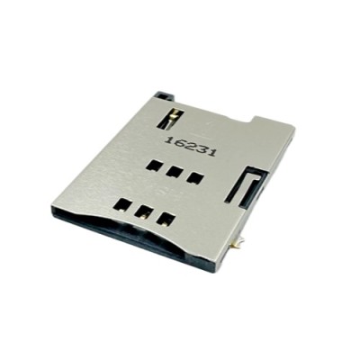 Mini SIM Card Connector | Push-Push type | Top Mount Height 1.80mm | Support Customization.