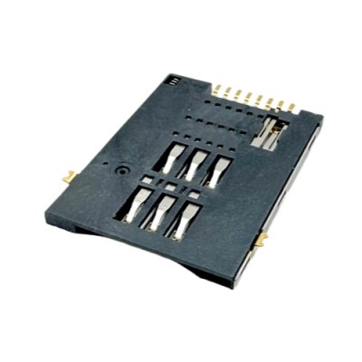 SIM Card Connector Push-Push Type Top Mount Height 1.80mm