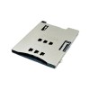 SIM Card Connector Push-Push Top Mount Height 1.80mm