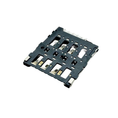 Micro SIM Card Connector, Push-Pull Type, Height 1.45mm, Support Customization.