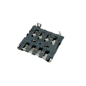 Micro SIM Card Connector, Push-Pull Type, Height 1.35mm, Support Customization.