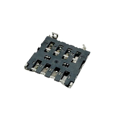 Micro SIM Card Connector, Push-Pull Type, Height 1.35mm, Support Customization.