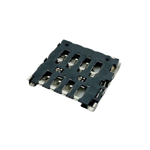 Micro SIM Card Connector, Push-Pull Type, Height 1.40mm, Support Customization.