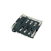 Micro SIM Card Connector  Hinge Type Height 1.50mm