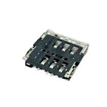Micro SIM Card Connector Hinge Type Height 1.50mm