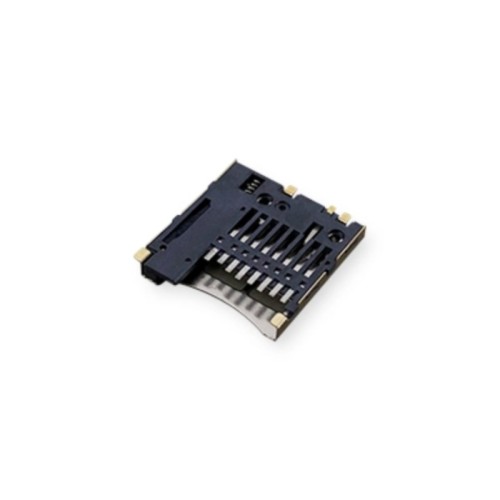Micro SD4.0卡连接器，推推式，顶部安装类型，高度1.95毫米，支持定制。